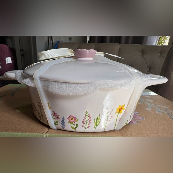 Rae Dunn Pink Artisan Ceramic Dish - Picture 4 of 4